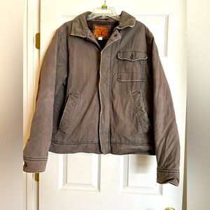 American Eagle Oufitters Military Distressed Corduroy Color mens Jacket Size L